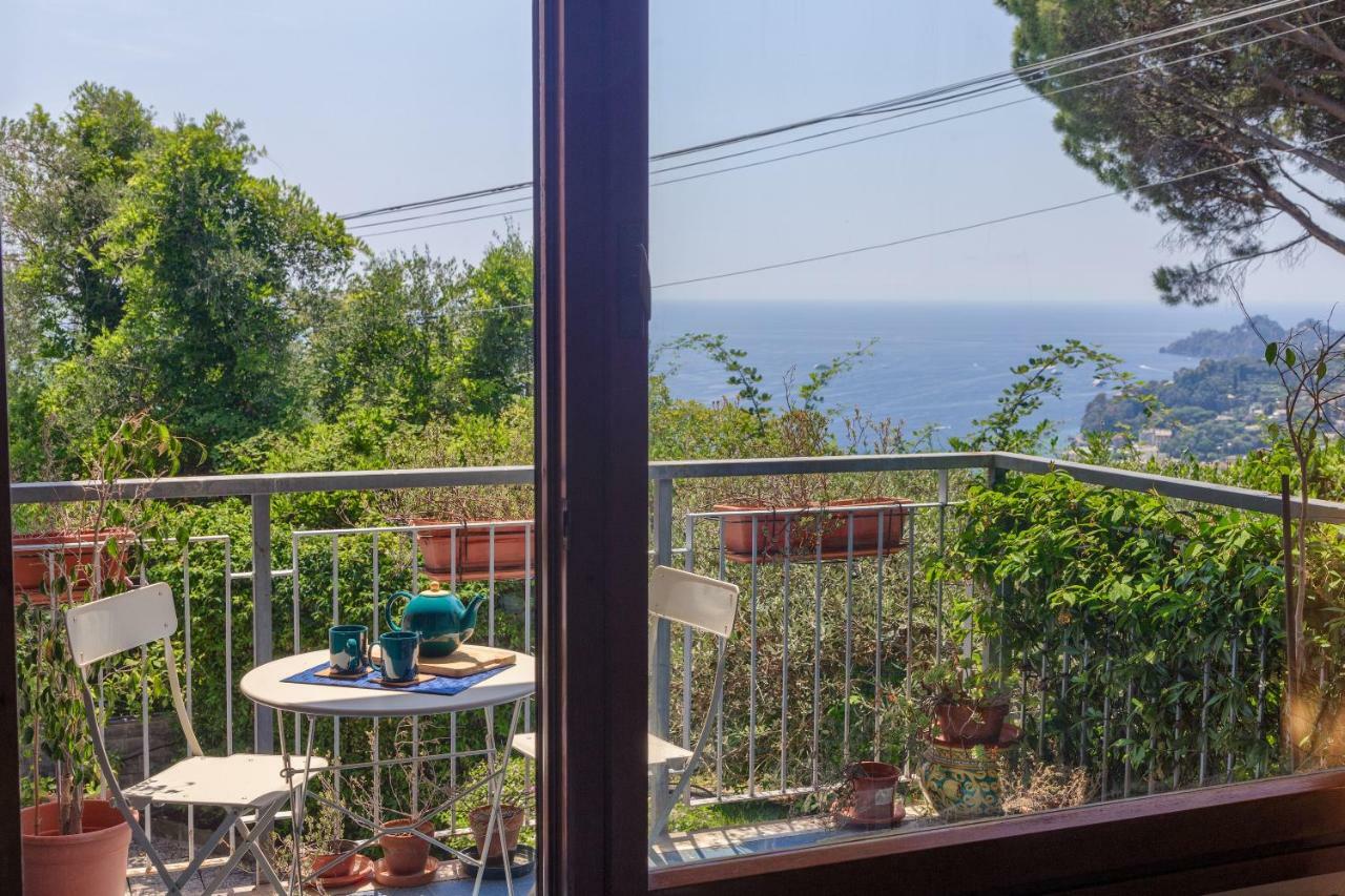 Appartamento Casa Anna Sea View, Pool, Parking & Wifi Rapallo Esterno foto