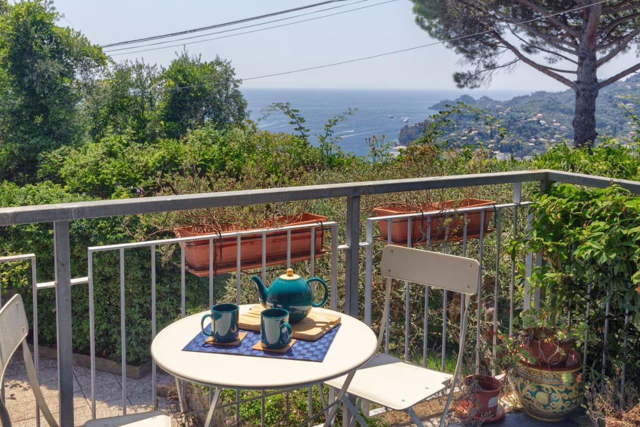 Appartamento Casa Anna Sea View, Pool, Parking & Wifi Rapallo Esterno foto